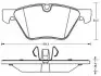 Тормозные колодки передние BMW 1-Series, 3-Series Jurid 573187J (фото 1)