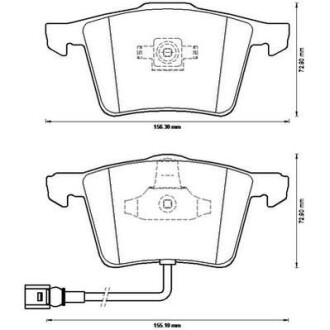 Тормозные колодки передние VW Lupo Jurid 573197J