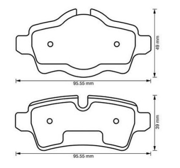 Колодки гальмові задні Mini Cooper/Clubman Jurid 573200J