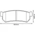 Колодка гальм. CHEVROLET LACETTI -07 задн. Jurid 573216J (фото 1)