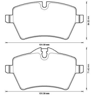 Гальмівні колодки передні Mini Cooper S, Countryman, Paceman Jurid 573234J