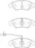 Тормозные колодки передние Audi A4, A5, A6, A7, Q5 Jurid 573247J (фото 1)