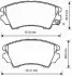 Колодки тормозные передние Opel Astra J, Insignia A / Chevrolet Malibu, Camaro Jurid 573270J (фото 1)