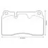 Тормозные колодки передние VW Touareg/Seat Leon/Audi TT Jurid 573296J (фото 1)