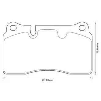 Тормозные колодки передние VW Touareg/Seat Leon/Audi TT Jurid 573296J