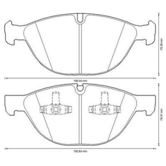 Тормозные колодки передние BMW X5, X6 Jurid 573317J