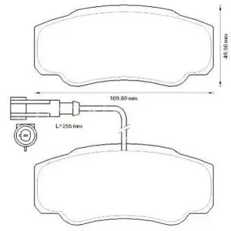NISSAN Колодки гальмівні задн. CABSTAR 06- Jurid 573318J