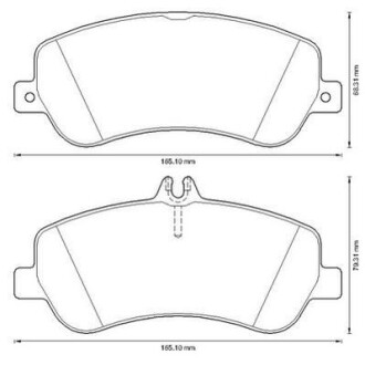 Тормозные колодки передние Mercedes GLK (X204) (2008->) Jurid 573321J