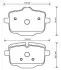 Тормозные колодки задние BMW 5-Series, 6-Series, 7-Series, 8-Series, X3 / Rolls-Royce Jurid 573353J (фото 1)