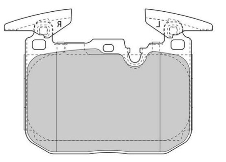 Тормозные колодки передние M-Series BMW 1-Series/2-Series/3-Series/4-Series/I8 Jurid 573355J