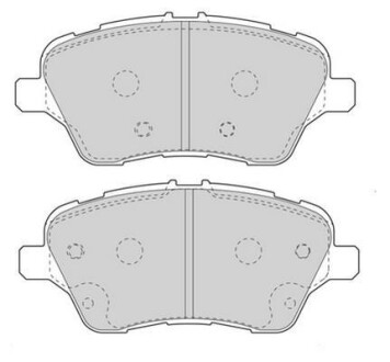 Тормозные колодки передние Ford B-Max, Fiesta, Tourneo Courier Jurid 573363J