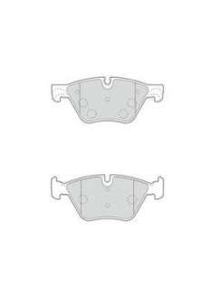 Гальмівні колодки передні BMW 5-Series (03/2010->) Jurid 573364J