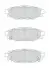 Тормозные колодки задние Subaru Impreza, Forester, Legacy, Outback, XV Jurid 573380J (фото 1)