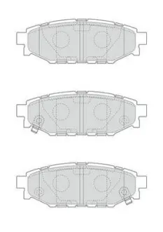 Тормозные колодки задние Subaru Impreza, Forester, Legacy, Outback, XV Jurid 573380J