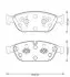 Тормозные колодки передние Audi A6, А7, А8 Jurid 573381J (фото 1)