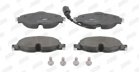 Тормозные колодки передние Audi A3, Q2, Q3/VW Golf VII, Caddy, Passat/Seat Leon/Skoda Octavia Jurid 573390J