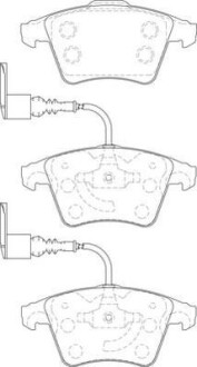 Гальмівні колодки передні VW Touareg Jurid 573391J