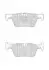 Тормозные колодки задние BMW 1-Series, 2-Series, 3-Series, 4-Series Jurid 573401J (фото 1)