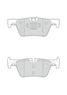 Гальмівні колодки задні BMW 1-Series, 2-Series, 3-Series, 4-Series Jurid 573401J