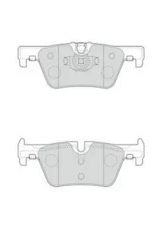 Тормозные колодки задние BMW 1-Series, 2-Series, 3-Series, 4-Series Jurid 573401J