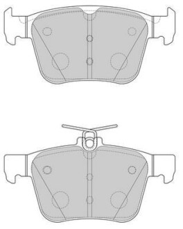 Тормозные колодки задние Audi A3, Q3, TT/VW Arteon, Golf, Passat, Tiguan, Touran/Skoda/Seat Jurid 573415J