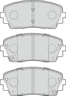 KIA гальмівні колодки передн.Picanto 11- Jurid 573420J