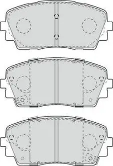 KIA гальмівні колодки передн.Picanto 11- Jurid 573420J