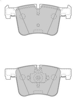 Гальмівні колодки передні BMW 1-Series, 2-Series, 3-Series, 4-Series, X3, X4 Jurid 573432J