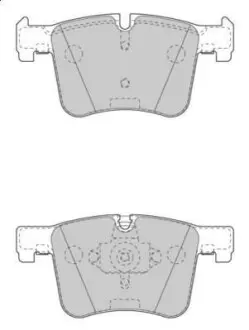 Гальмівні колодки передні BMW 1-Series, 2-Series, 3-Series, 4-Series, X3, X4 Jurid 573432J
