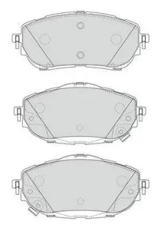 Гальмівні колодки пер. Corolla/Auris 12- (Bosch) Jurid 573440J