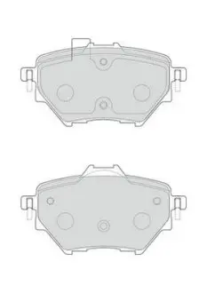 Задні гальмівні колодки Opel Combo/Peugeot 2008, 3008, 308, Partner/Toyota/Citroen Berlingo Jurid 573605J