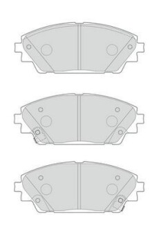 Колодки передні гальмівні Mazda 3, CX-3, CX-30 Jurid 573611J