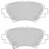 Тормозные колодки задние (13.8 мм) (система AKEBONO) Mazda 3 (BM) 13-19 Jurid 573614J (фото 2)