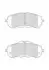 Колодки тормозные передние Peugeot 308, Partner / Citroen Berlingo Jurid 573620J (фото 1)