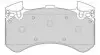 Тормозные колодки передние Audi A6, A7, A8 Jurid 573649J (фото 1)
