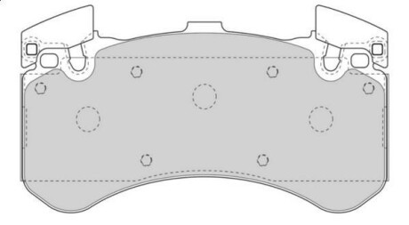 Тормозные колодки передние Audi A6, A7, A8 Jurid 573649J