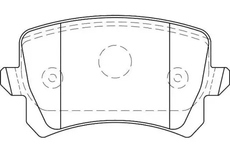 Тормозные колодки задние Audi Q3 VW Passat / Tiguan Jurid 573667J