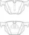 Тормозные колодки задние BMW X5, X6 Jurid 573744J (фото 1)