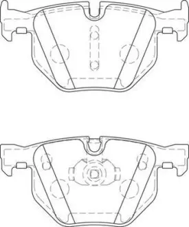 Тормозные колодки задние BMW X5, X6 Jurid 573744J