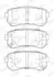 Гальмівні колодки задн. Kia Ceed, Rio, Hyundai Accent Jurid 573757J (фото 1)