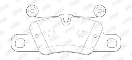 Гальмівні колодки Jurid 573776J