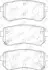 Тормозные колодки задние HYUNDAI KONA, SONATA/KIA OPTIMA, PICANTO, SOUL Jurid 573830J (фото 1)