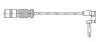 Датчик гальмівних колодок DB W123/126 -85 Jurid 581332 (фото 1)