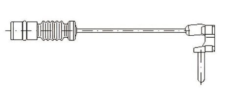 Датчик гальмівних колодок DB W123/126 -85 Jurid 581332