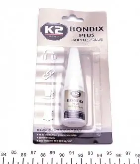 Універсальний суперклей / BOND BONDIX PLUS 10G K2 B101
