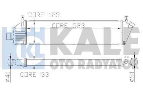 NISSAN Інтеркулер Micra III 1.5dCi 03- Kale 342360