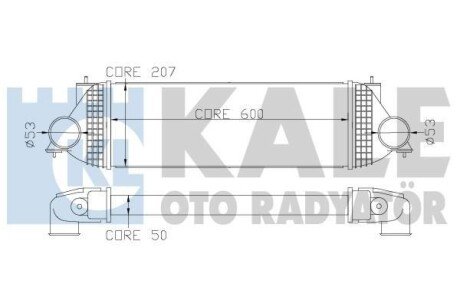 SUZUKI Інтеркулер Grand Vitara II 1.9DDiS 05- Kale 342365