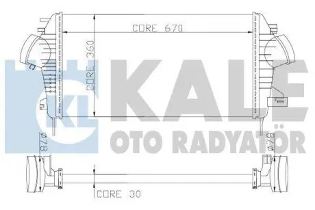 OPEL Інтеркулер Insignia, Saab 9-5, Chevrolet Malibu 1.6CDTI/2.0 Kale 345700