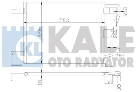 JEEP Радіатор кондиціонера (конденсатор) Grand Cherokee 4.0/5.9 91- Kale 385900