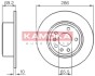 Тормозной диск задний 286x10 Opel Vectra B 2.0 16V 95-, 2.5 V6 24V 95- KAMOKA 1031622 (фото 1)